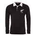 Mens New Zealand 1921 Vintage Rugby Shirt - Jet Black - Front 