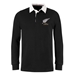 New Zealand Mens Rugby Origins Heavyweight Rugby Shirt - Black - 