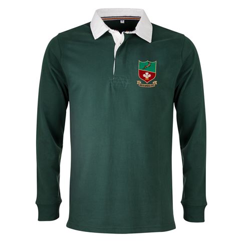 South Africa Mens Summer Tour Heavyweight Rugby Shirt - Long Sl South Africa Mens Summer Tour Heavyweight Rugby Shirt - Long Sl