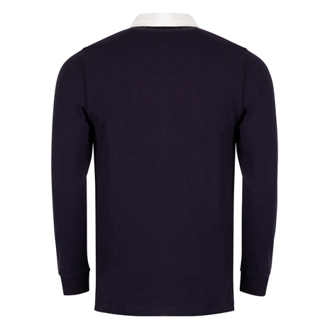 Scotland Mens World Cup Heavyweight Rugby Shirt - Navy - Back