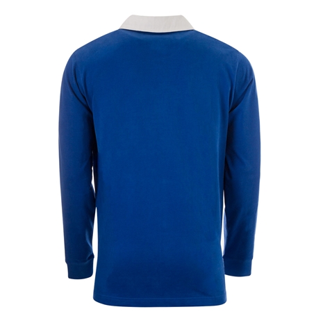 France Mens Summer Tour Heavyweight Rugby Shirt - Long Sleeve - 