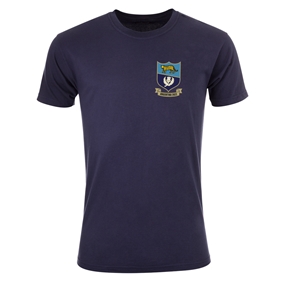 Scotland Mens Summer Tour Printed Tee - Navy 2022 - Front