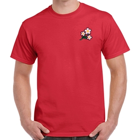 Mens Japan Classic Tee - Red - Front