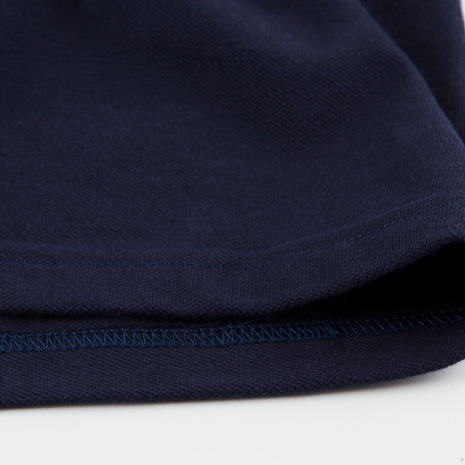 Scotland 1871 Cotton Polo Navy - Hem