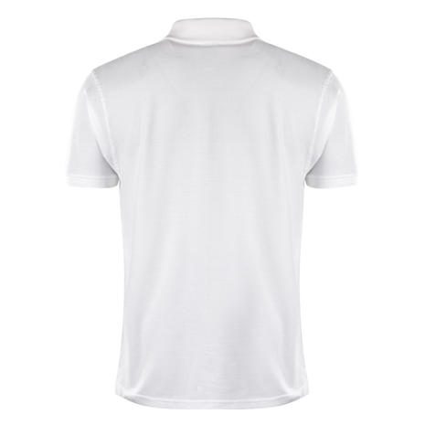 England Mens World Cup Classic Polo Shirt - White - Back