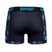 Bawbags Glasgow Warriors Mens Tartan Cool de Sacs Boxers - Black 