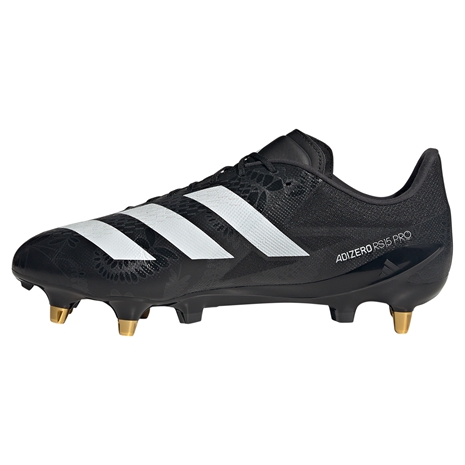adidas Adults Adizero RS15 Pro Rugby Boots - Black - Inner Edge