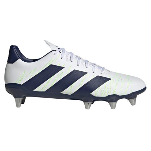 adidas Adults Kakari Rugby Boots - White - Outer Edge adidas Adults Kakari Rugby Boots - White - Outer Edge