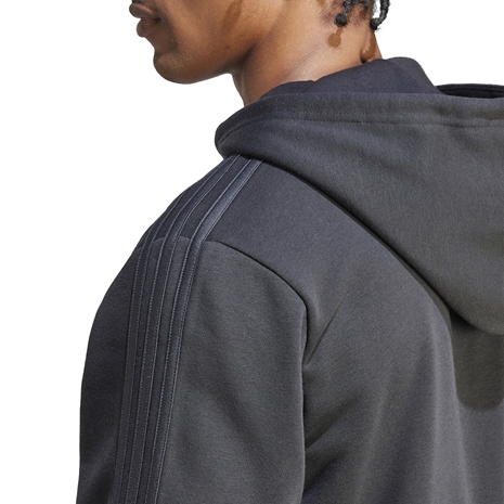 All Blacks Mens 3 Stripe Full Zip Hoodie - Black 2024 - Shoulder