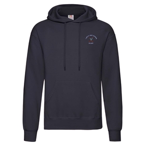 Hawick HS Hockey Hoody Deep Navy - Front