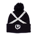Glenmuir Adults Scotland Saltire Pom Pom Hat - Navy - Front  Glenmuir Adults Scotland Saltire Pom Pom Hat - Navy - Front