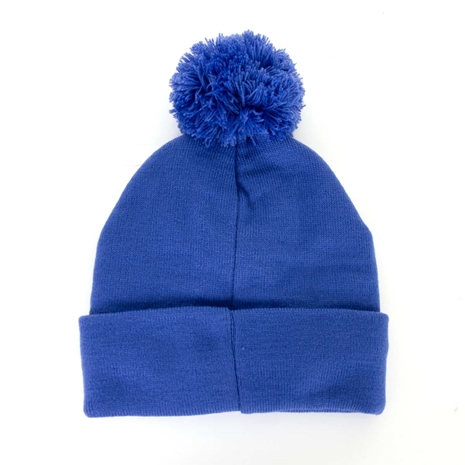 Glenmuir Adults Scotland Saltire Pom Pom Hat - Tahiti Blue - Bac Glenmuir Adults Scotland Saltire Pom Pom Hat - Tahiti Blue - Bac