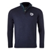 Glenmuir Scotland Mens Zip Neck Jumper – Cashmere Blend Navy - F 