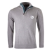 Glenmuir Scotland Mens Zip Neck Jumper – Cashmere Blend Grey - F 