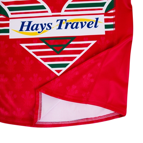 Wales Rugby League World Cup 2023 Womens Home Shirt - Red - Hem
