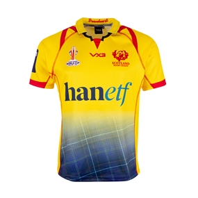 Scotland Rugby League World Cup 2023 Kids Alternate Shirt-Yellow