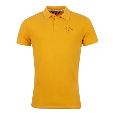 Rugbystore Australia 1899 Mens Polo Shirt - Gold - Front