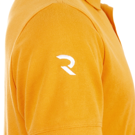 Rugbystore Mens Polo Shirt - Gold - Rugbystore Logo