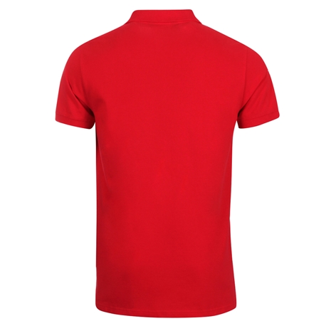 Tonga Mens Rugby Origins 1923 Polo Shirt - Red - Back