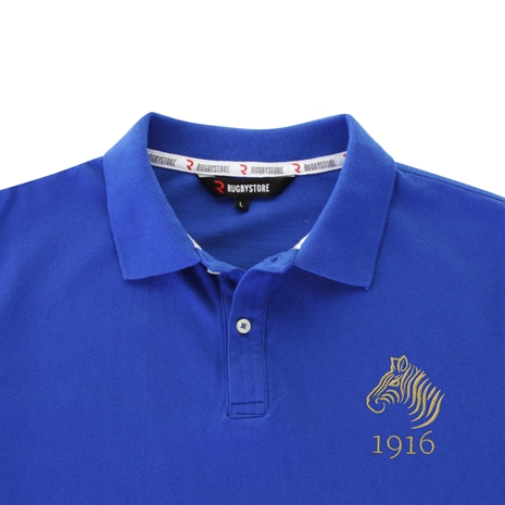 Namibia Mens Rugby Origins 1916 Polo Shirt - Royal - Namibia Bad Namibia Mens Rugby Origins 1916 Polo Shirt - Royal - Namibia Bad