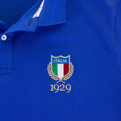 Rugbystore Italy 1929 Mens Polo Shirt - Royal Blue - Italy 1929 