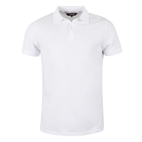 Rugbystore Mens Polo Shirt - White - Front Rugbystore Mens Polo Shirt - White - Front