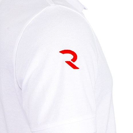 Rugbystore Mens Polo Shirt - White - Sleeve