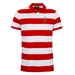 Rugbystore Japan 1866 Mens Striped Polo Shirt - Red and White -   Rugbystore Japan 1866 Mens Striped Polo Shirt - Red and White -