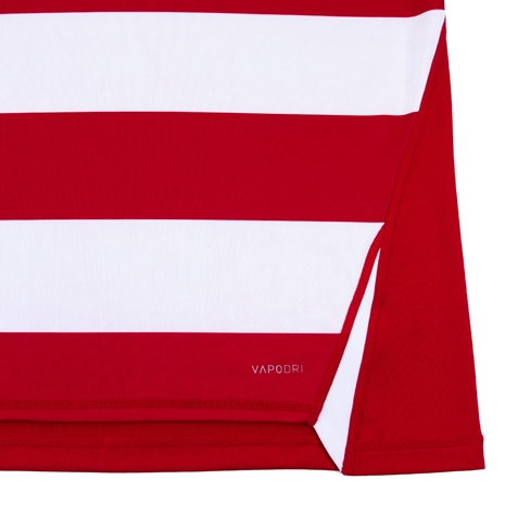 Canterbury Mens Teamwear Evader Hooped Rugby Match Shirt - Red a