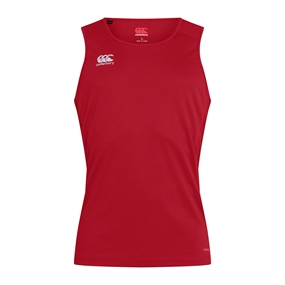 Canterbury Club Training Singlet Red - Front