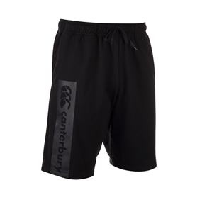 Canterbury Mens Vapodri Cotton Shorts - Black - Front 1