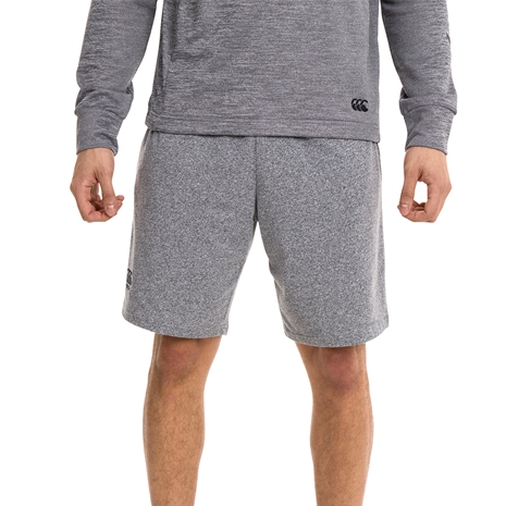 Canterbury Mens Vapodri Cotton Shorts - Static Marl - Model