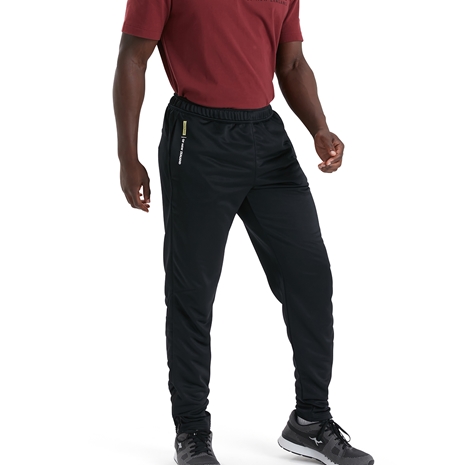 Canterbury Mens Vapodri Poly Knit Pants - Black and Pale Green -