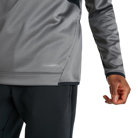Canterbury Mens Quarter Zip Top - Smoked Pearl - Detail 4