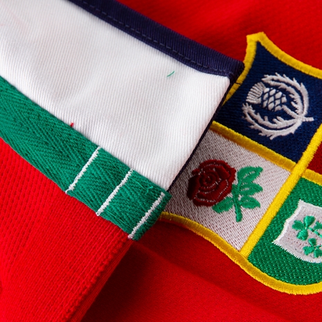 British and Irish Lions Womens Classic Rugby Shirt - Red Long Sl