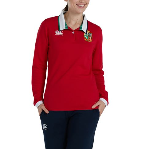 British and Irish Lions 2021 Womens Classic Rugby Shirt L/S - Mo British and Irish Lions 2021 Womens Classic Rugby Shirt L/S - Mo