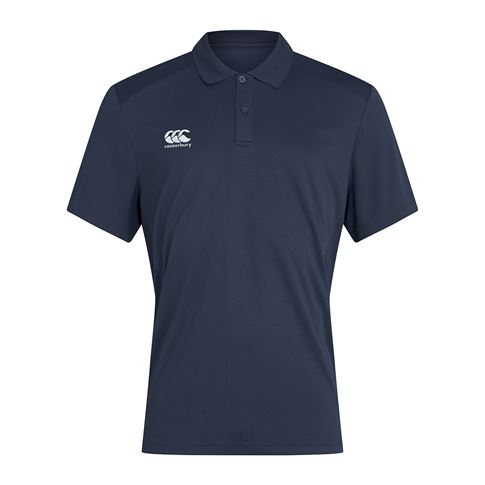 Canterbury Club Training Polo Navy - Front Canterbury Club Training Polo Navy - Front
