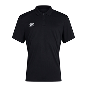 Canterbury Club Training Polo Black - Front