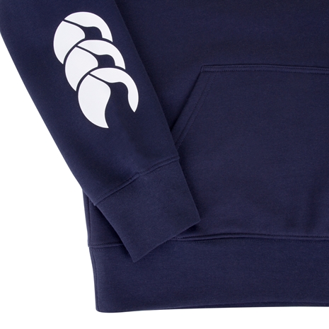 Canterbury Club Hoodie Navy - Sleeve