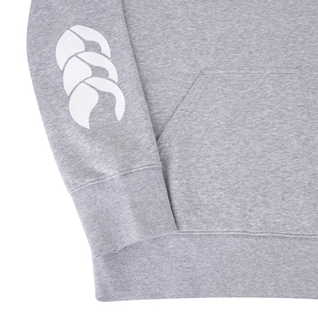 Canterbury Club Hoodie Grey - Sleeve