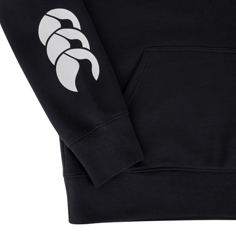 Canterbury Club Hoodie Black - Sleeve
