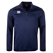 Canterbury Club 1/4 Zip Mid Layer Training Top Navy - Front 