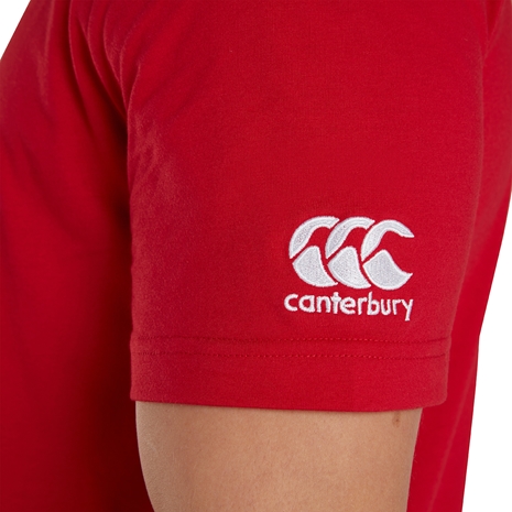 Canterbury Club Plain Tee Red - Detail 1