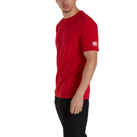 Canterbury Club Plain Tee Red - Model