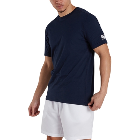 Canterbury Club Plain Tee Navy - Model
