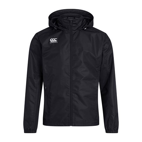 Canterbury Club Vaposhield Full Zip Rain Jacket Black Youths - F Canterbury Club Vaposhield Full Zip Rain Jacket Black Youths - F