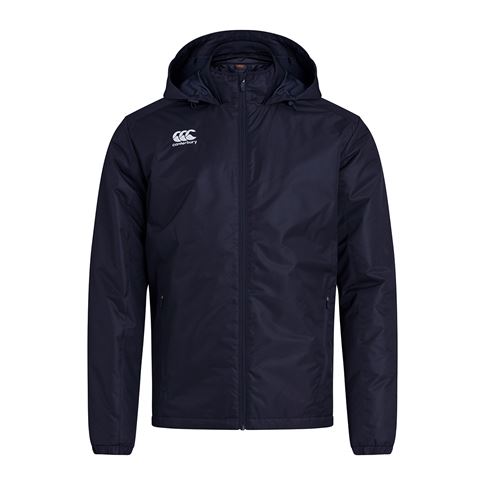 Canterbury Club Vaposhield Stadium Jacket Navy Youths - Front Canterbury Club Vaposhield Stadium Jacket Navy Youths - Front