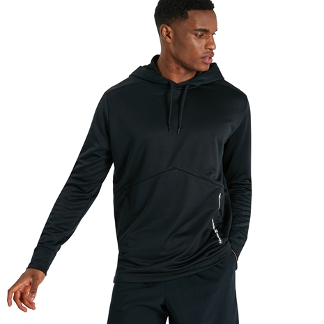 Canterbury Mens Vapodri Crossneck Training Hoodie - Black - Deta