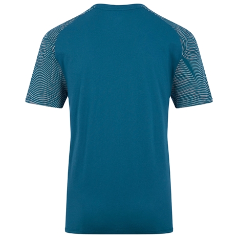 Canterbury Mens Polycotton Graphic Training Tee - Blue Coral - B