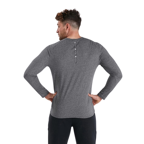 Canterbury Mens Vapodri Training Tee - Grey Marl Long Sleeve - D